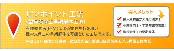ピンポイント工法